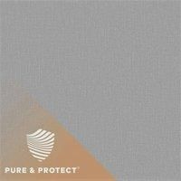 Grandeco Boutique Pure & Protect Cirrus Woven Linen Textured Antibacterial Wallpaper - Dark Grey