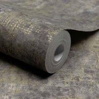Grandeco Paul Moneypenny Charcoal Anethe Texture Textile Textured Wallpaper