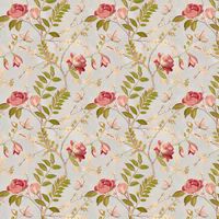 Grandeco Life Lola Red Wallpaper A68804 - Hand Painted Floral Trail