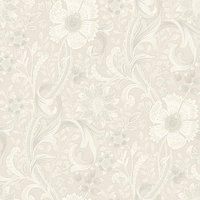 Grandeco Boutique Traditional Floral Trail Pvc-free Eco Wallpaper Off White, White