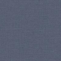 Grandeco Linen Textured Plain Wallpaper, Navy Blue