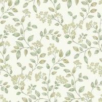 Grandeco Blossom Trail Wallpaper Floral Naturistic Leaves Paste The Wall Vinyl