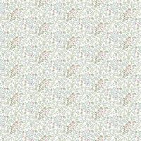 Cream Blue Green Vinyl Wallpaper Leafy Trail Wallpaper Paste The Wall Grandeco