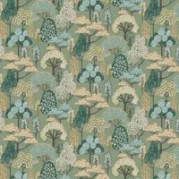 Happy Trees Wallpaper Green Grandeco LD2113 Boys Room Theme