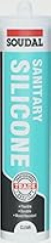 Soudal Sanitary Silicone Clear 290ml Cartridge