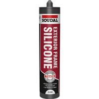 Soudal Trade Exterior Frame Silicone 270ml in Clear Plastic