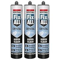 Soudal Fix ALL Crystal 3 Pack