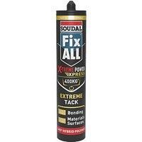 Soudal Fix ALL X-treme Power Express Super Strong Hybrid Polymer 280ML White