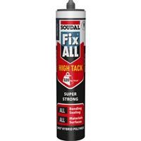 Soudal Fix All High Tack Adhesive & Sealant 290ml in Anthracite