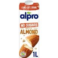 Alpro Almond No Sugars Long Life Drink 1L