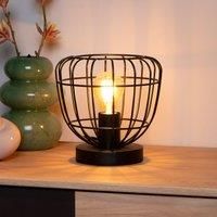 Lucide FILOX - Tischlampe - Ø 20 cm - 1xE27 - Schwarz