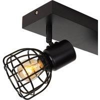 Lucide Filox downlight, black, 2-bulb