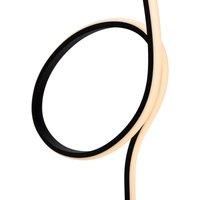 Lucide Flamingo LED floor lamp, black, RGB, steel, height 127 cm