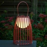 Lucide Fjara LED table lamp, rust