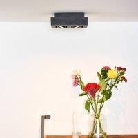 Lucide Xirax downlight, 2-bulb, black