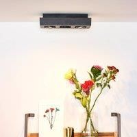 Lucide Xirax downlight, 3-bulb, black