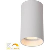 Lucide Dime LED ceiling light Delto dim to warm, round, white