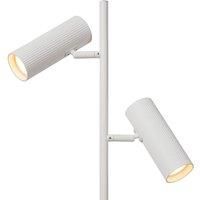 Lucide Clubs floor lamp rotatable pivotable head, white
