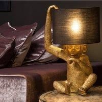 Lucide Extravaganza Chimp table lamp, gold/black