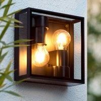 Lucide Outdoor ceiling light Dukan IP65, 2-bulb