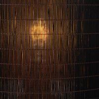 Lucide Tagalog table lamp made of bamboo, black