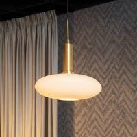 Lucide Singala pendant light, 30 cm, glass, 1-bulb, opal, E27