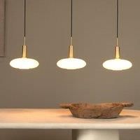 LUCIDE Singala Modern Pendant Light - 3xE27 - Matt Gold/Brass