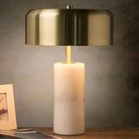 Mirasol table lamp white marble