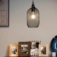 Lucide Pendant Light, Metal, E27, 40 W, Black