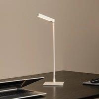 Lucide Lavale LED table lamp, white, dimmable, height 42 cm