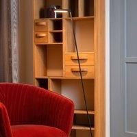 Lucide Lavale LED floor lamp, black, dimmable, height 138 cm