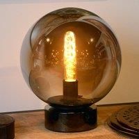 Lucide Jorit glass table lamp, spherical, 25 cm
