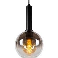 Lucide Marius pendant light, black, 1-bulb