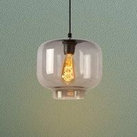 Lucide MEDINE - Pendant Light - Ø 25 cm - E27 - Smoke Grey