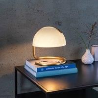 Lucide Cato retro table lamp frosted glass, white