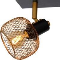 LUCIDE Maren Ceiling Spotlight 2 x E14 Matt Gold/Brass