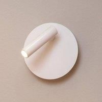 Lucide JOLIJN IP20 White Rechargeable LED Bedside Lamp, Reading Study Bedroom Office Lamp 2W - H 9cm