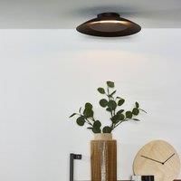 Lucide Foskal LED ceiling light, black, 34.5 cm