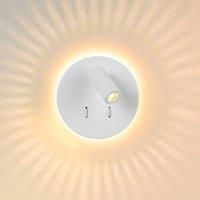 Lucide Bentjer LED wall light 2 light sources white