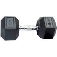 DKN Cast Iron Rubber Encased Hex 2-30kg Weights Hexagonal Dumbbells Single & Set