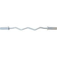 DKN Olympic 2" EZ Curl Chrome Barbell Bar