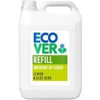 Ecover Washing Up Liquid Refill, Lemon & Aloe Vera, 5 L