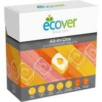 Ecover All in One Dishwasher Tablets, 22s