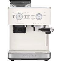 KitchenAid Semi Automatic Espresso Machine with Burr Grinder Porcelain