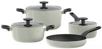 BergHOFF 4 Piece Glints Cookware Set - Sage Green