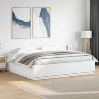 Berkfield Home Bed Frame without Mattress White 200x200 cm