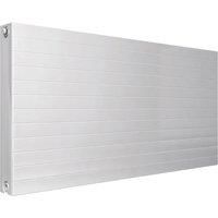 Henrad Everest Single Convector Designer Radiator - White 600 x 600 mm