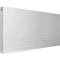 Henrad by Stelrad White Everest Single Panel Designer Radiator - 600 x 700mm