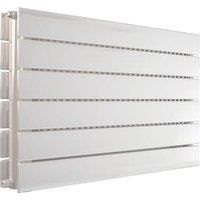 Henrad Verona Double Panel Designer Radiator - White 592 x 1200 mm