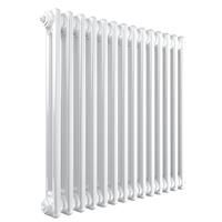 Stelrad Softline 2 Column Horizontal Radiator 500 x 1272mm 3539Btu in White Steel
